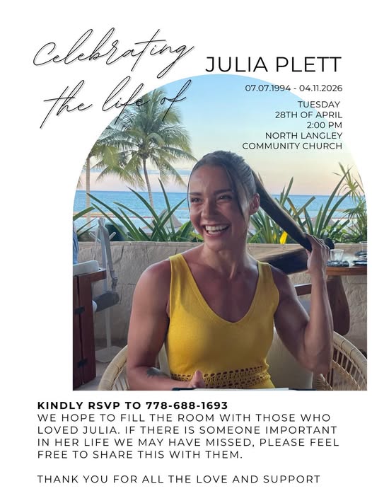 Julia Plett, British Columbia, Obituary Death: Beloved Community Resident Has Sadly Passed Away